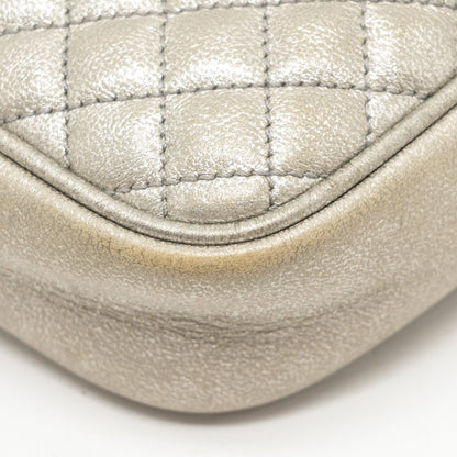 Gucci GG Ophidia Crossbody Bag Calfskin Metallic Silver