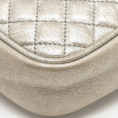 Gucci GG Ophidia Crossbody Bag Calfskin Metallic Silver