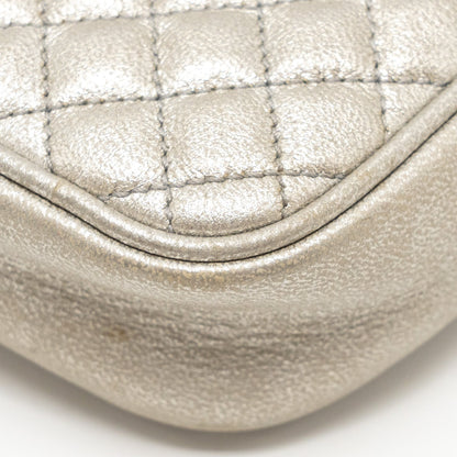 Gucci GG Ophidia Crossbody Bag Calfskin Metallic Silver
