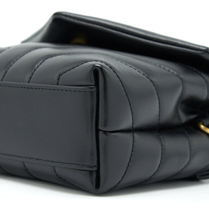 Saint Laurent/ YSL Toy Loulou Bag Quilted Black GHW