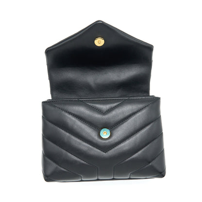 Saint Laurent/ YSL Toy Loulou Bag Quilted Black GHW