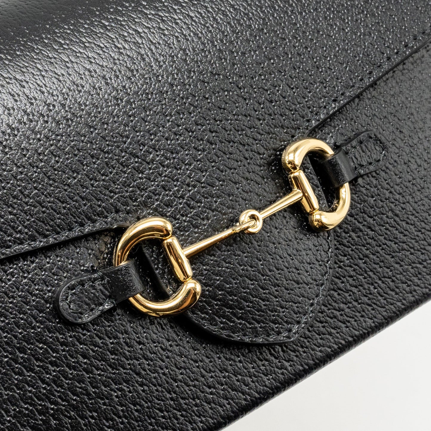Gucci 1955 Horsebit Crossbody Bag Calfskin Black