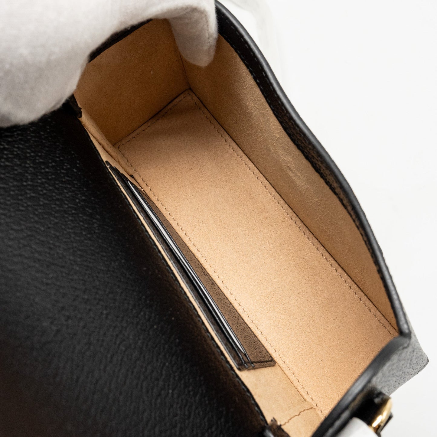 Gucci 1955 Horsebit Crossbody Bag Calfskin Black