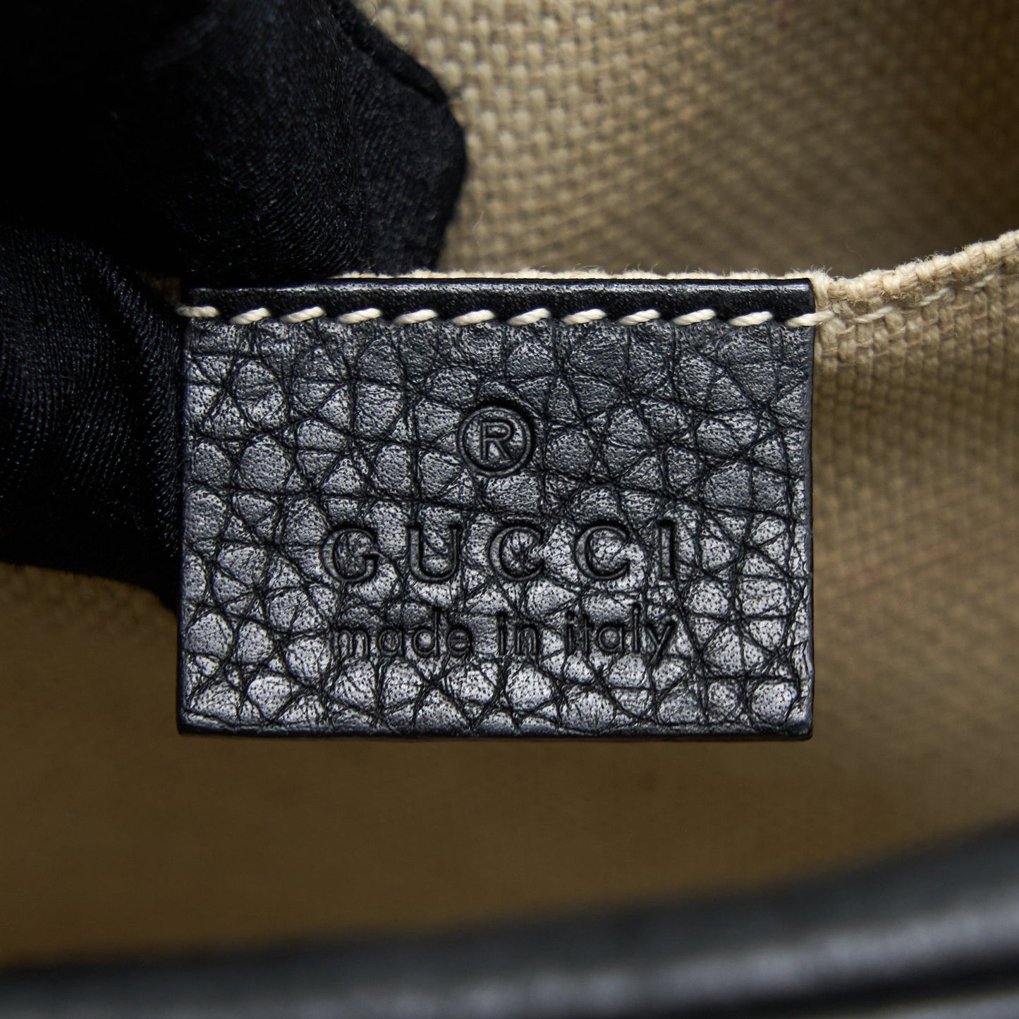 Gucci Soho Disco Camera Bag Calfskin Black