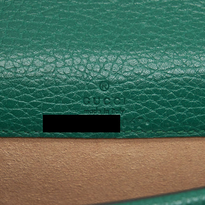 Gucci Super Mini Dionysus Green Gold And Silver Hardware