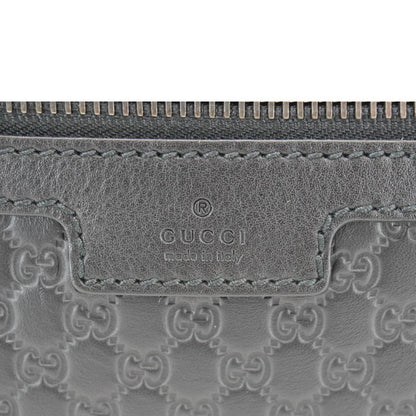 GUCCI GG Microguccissima Leather Toiletry Case Black 419775