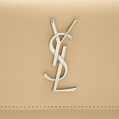 Saint Laurent Mini Sunset Calfskin beige SHW