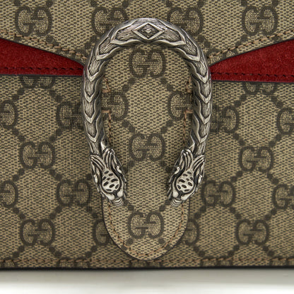 Gucci Dionysus GG supreme mini bag Red