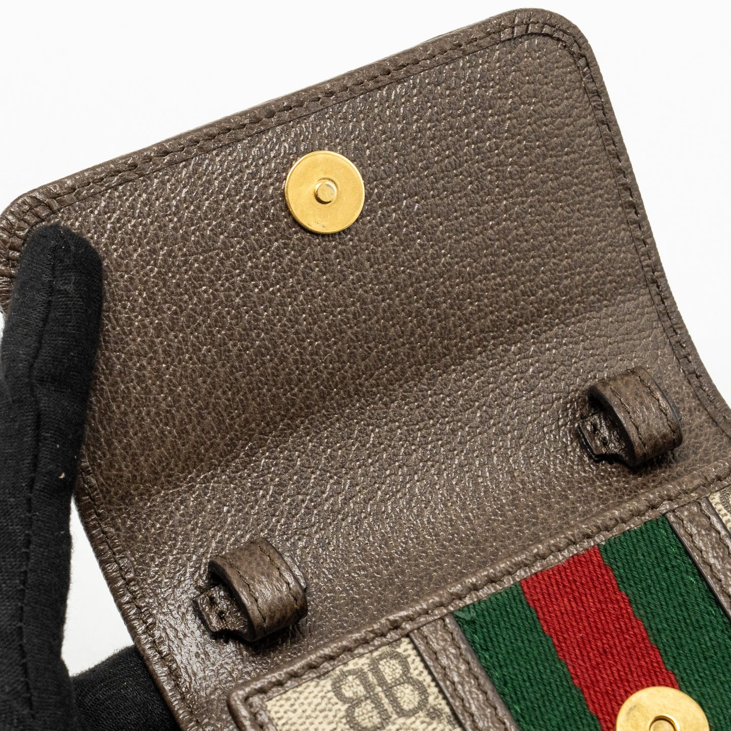 GUCCI x BALENCIAGA The Hacker Project Phone Crossbody Bag Canvas/Leather Brown/Multicolour