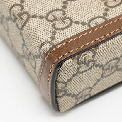 Gucci Horsebit 1955 Mini Bag GG Supreme Canvas Brown/Multicoloured