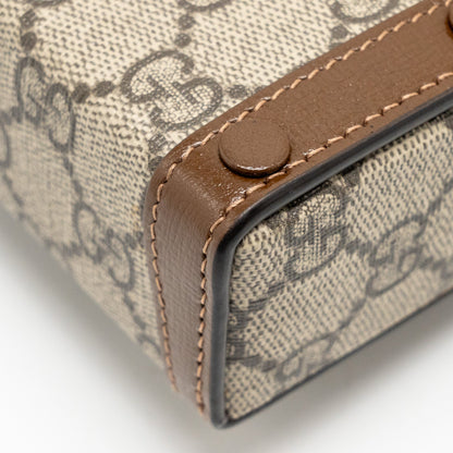 Gucci Horsebit 1955 Mini Bag GG Supreme Canvas Brown/Multicoloured