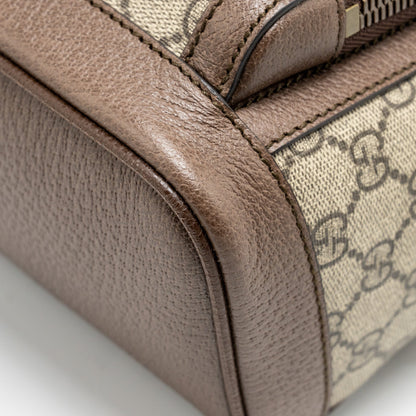 Gucci Ophidia GG Small Backpack GG supreme canvas brown
