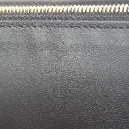 LOUIS VUITTON Capucines Crown Flowers Taurillon Leather Wallet Black