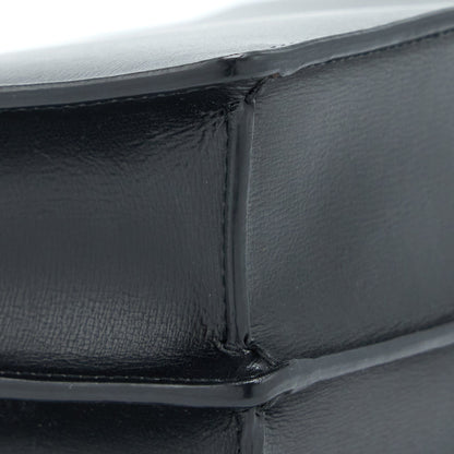 Saint Laurent/YSL Sunset Large Chain Bag Calfskin Black SHW