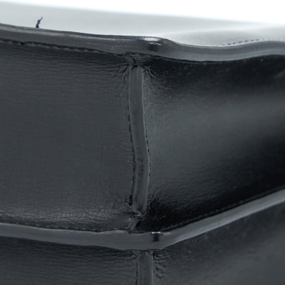Saint Laurent/YSL Sunset Large Chain Bag Calfskin Black SHW
