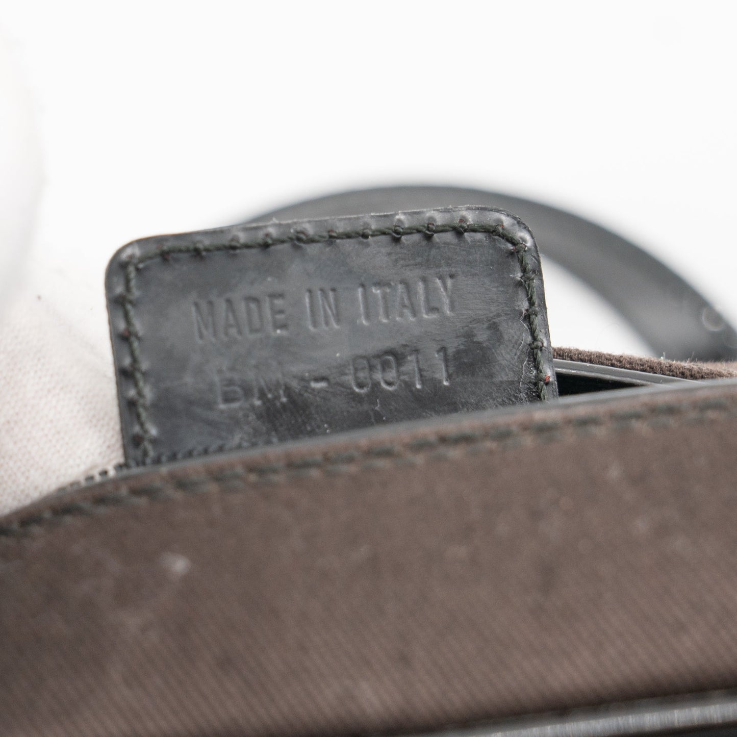 Christian Dior mini brown canvas handbag