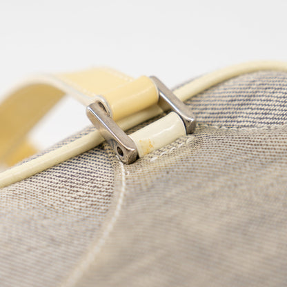 Christian Dior mini grey canvas handbag TSW pop