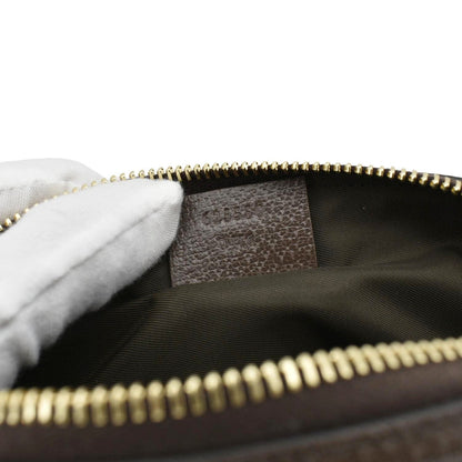 GUCCI Ophidia GG Medium Supreme Canvas Cosmetic Case Beige 625550