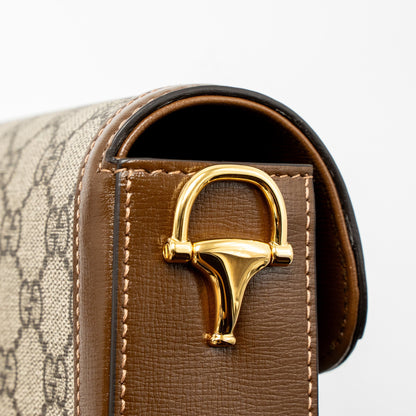 Gucci Horsebit 1955 Mini Bag GG Supreme Canvas