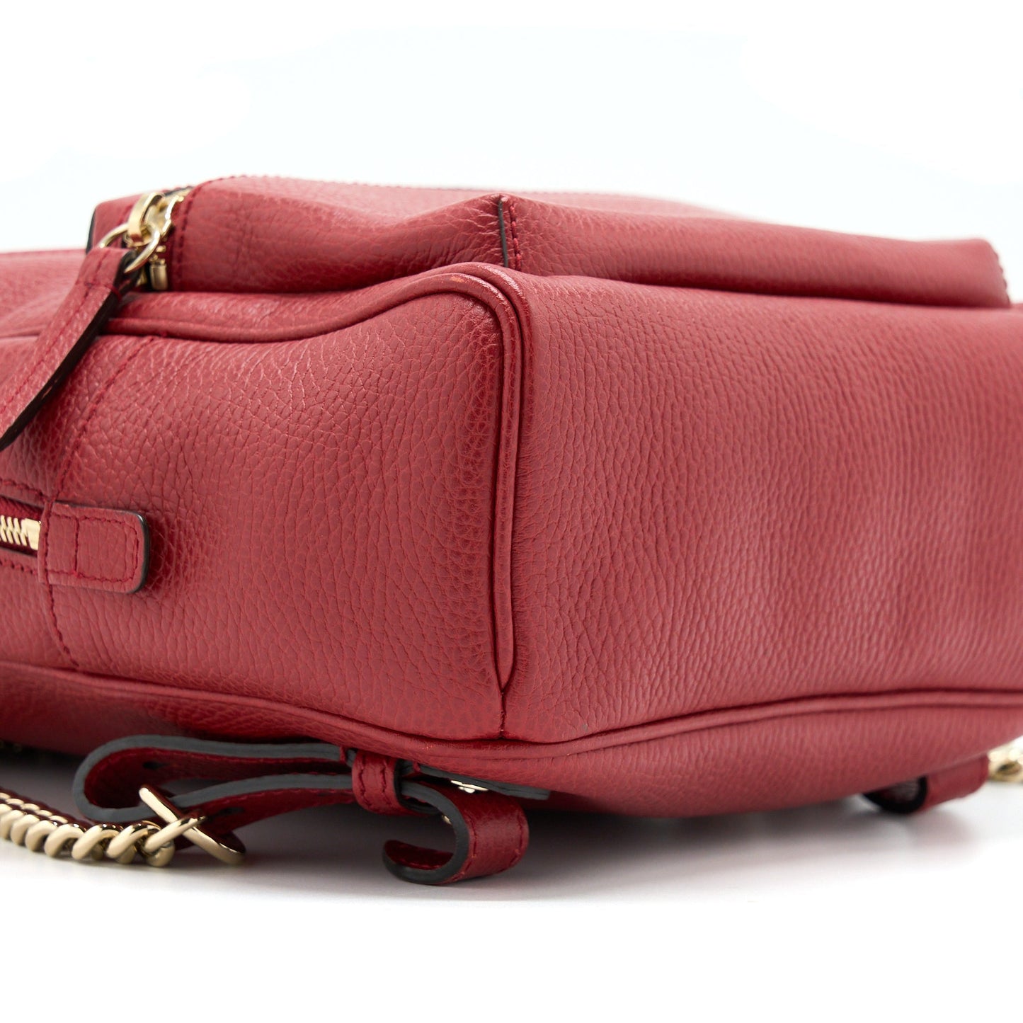 Gucci Soho Chain Backpack Red
