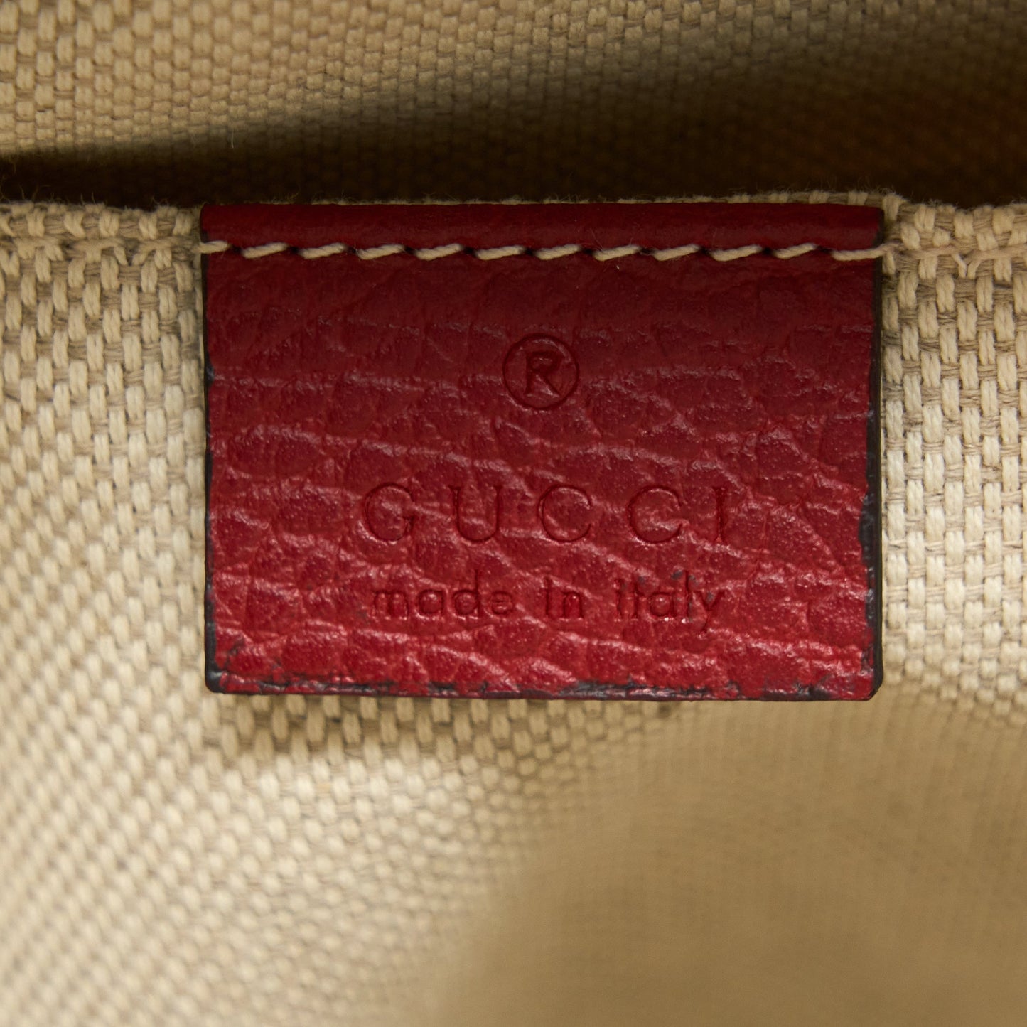 Gucci Soho Chain Backpack Red