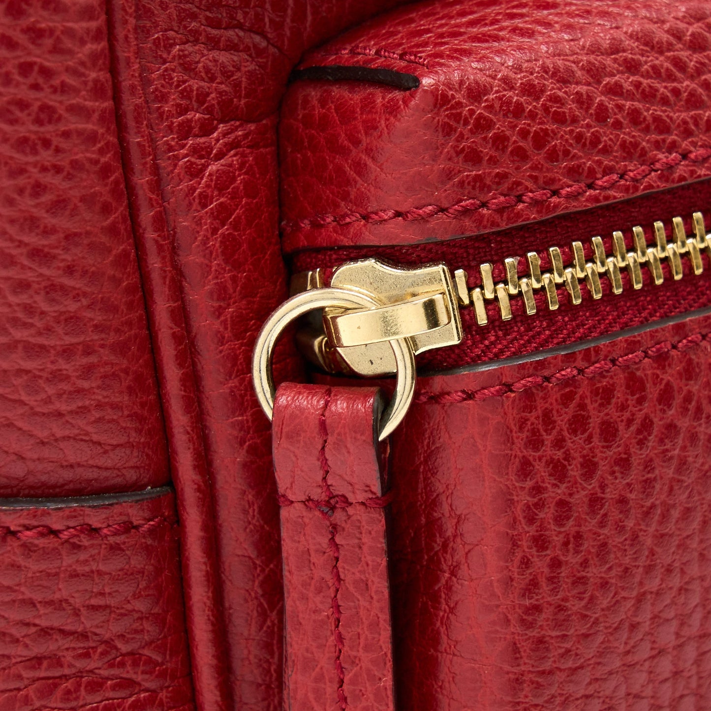 Gucci Soho Chain Backpack Red
