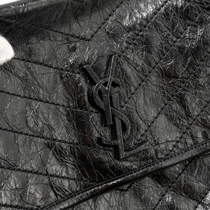 Saint Laurent/YSL Medium Niki Bag Vintage Calfskin Black SHW