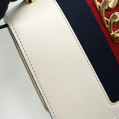 Gucci Mini Top Handle Sylvie Bag White