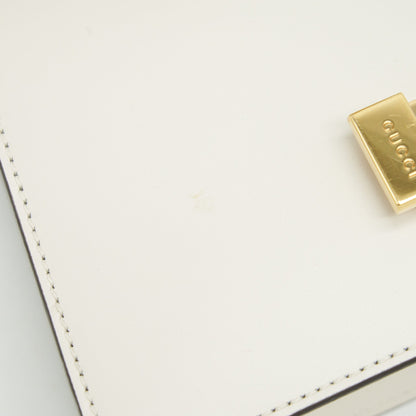 Gucci Mini Top Handle Sylvie Bag White
