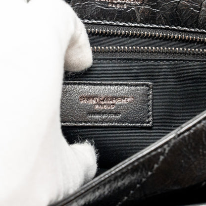 Saint Laurent/YSL Medium Niki Bag Vintage Calfskin Black SHW