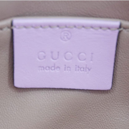 GUCCI Broadway Queen Margaret Pearl Studded Nappa Leather Crossbody Bag Pink