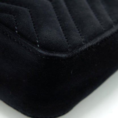 Gucci mini marmont Velvet black