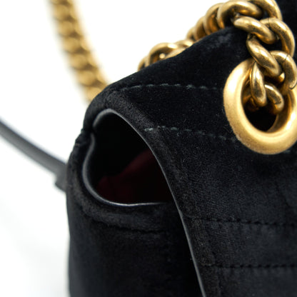 Gucci mini marmont Velvet black