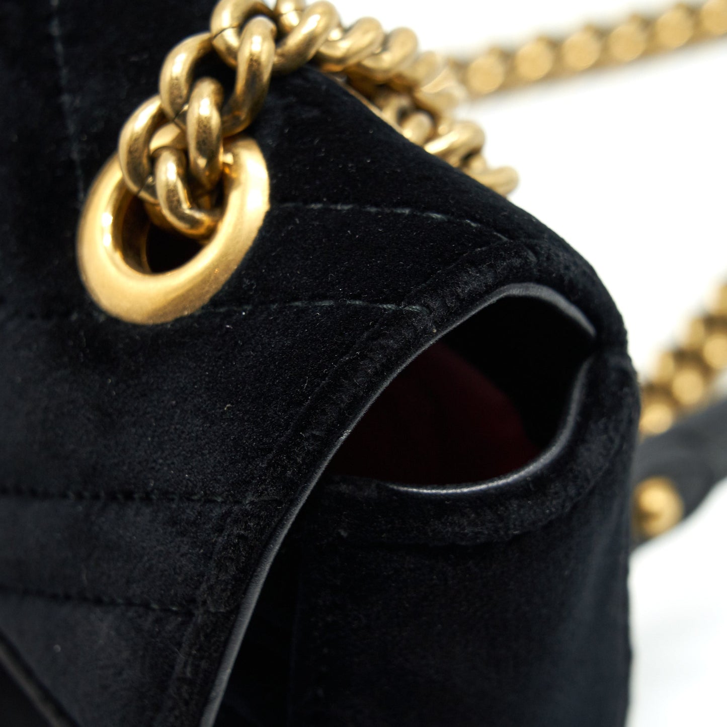 Gucci mini marmont Velvet black