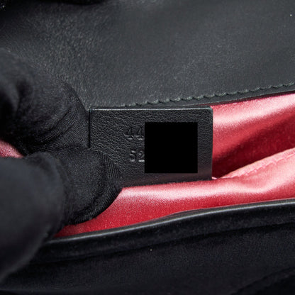 Gucci mini marmont Velvet black