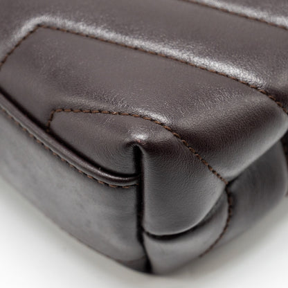 Saint Laurent/YSL Loulou Toy Strap Bag Calfskin Brown SHW