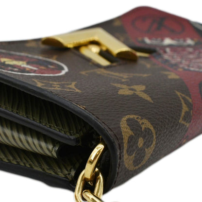 LOUIS VUITTON Kabuki Twist Epi Leather Chain Shoulder Bag Green