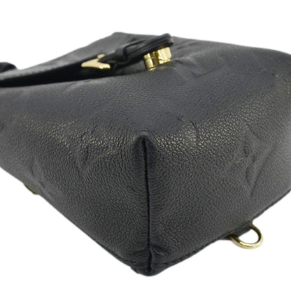 LOUIS VUITTON Tiny Monogram Empreinte Leather Backpack Black