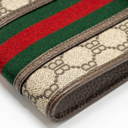GUCCI x BALENCIAGA The Hacker Project Phone Crossbody Bag Canvas/Leather Brown/Multicolour