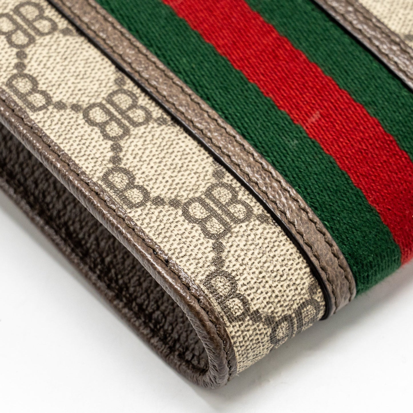 GUCCI x BALENCIAGA The Hacker Project Phone Crossbody Bag Canvas/Leather Brown/Multicolour