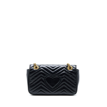 Gucci Small Marmont Calfskin Black