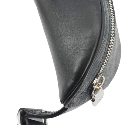 LOUIS VUITTON Campus Damier Graphite Bumbag Black