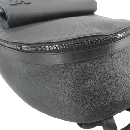LOUIS VUITTON Takeoff Aerogram Grained Calf Leather Backpack Black