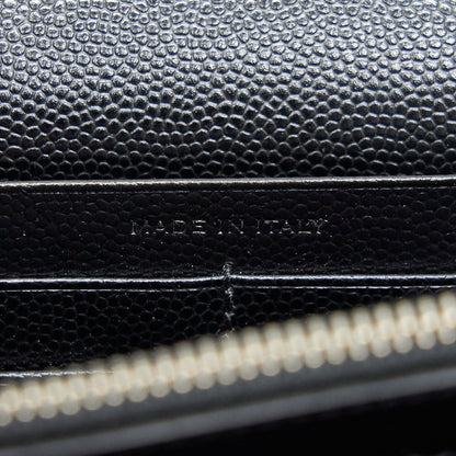 Saint Laurent Envelope Monogram Wallet on Chain in SHW