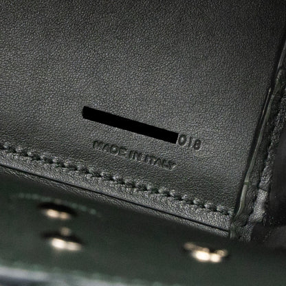 Saint laurent Sac De Jour Nano croc embossed calfskin dark green SHW