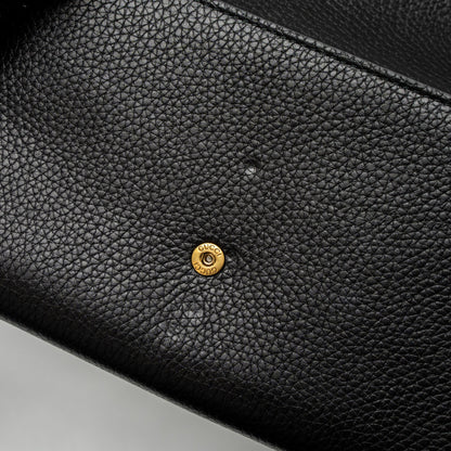 Gucci Marmont Wallet On Chain Calfskin Black Brushed