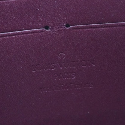 LOUIS VUITTON Monogram Vernis Zippy Wallet Amarante