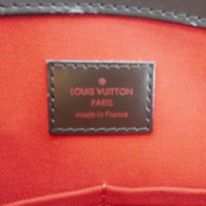 LOUIS VUITTON Verona MM Damier Ebene Shoulder Bag Brown