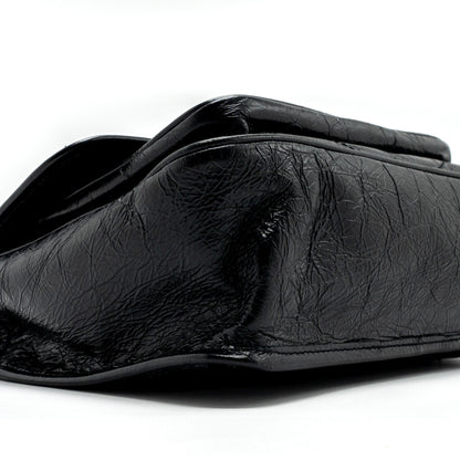 Saint laurent Medium Niki calfskin leather black SHW