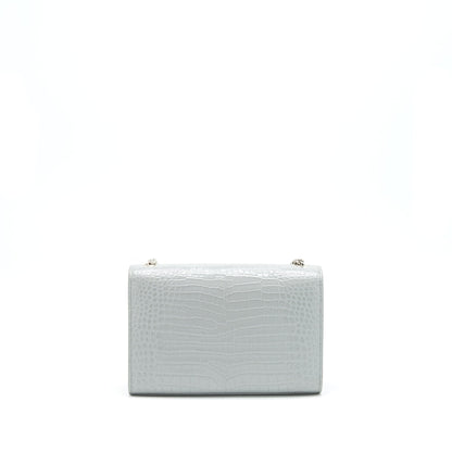 Saint Laurent/YSL Small Kate Bag Croc-Embossed with Tassel